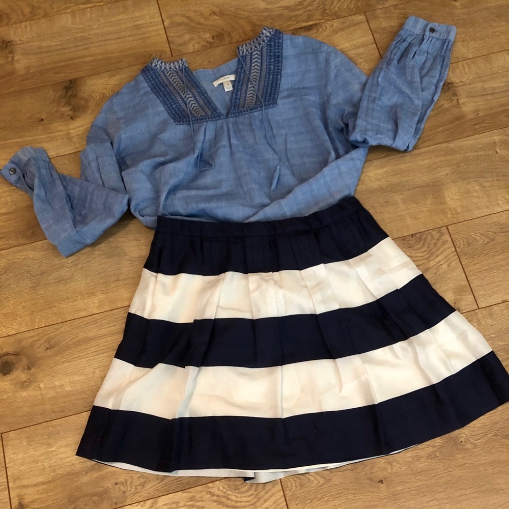 A-Line mini skirt, J Crew, size 6